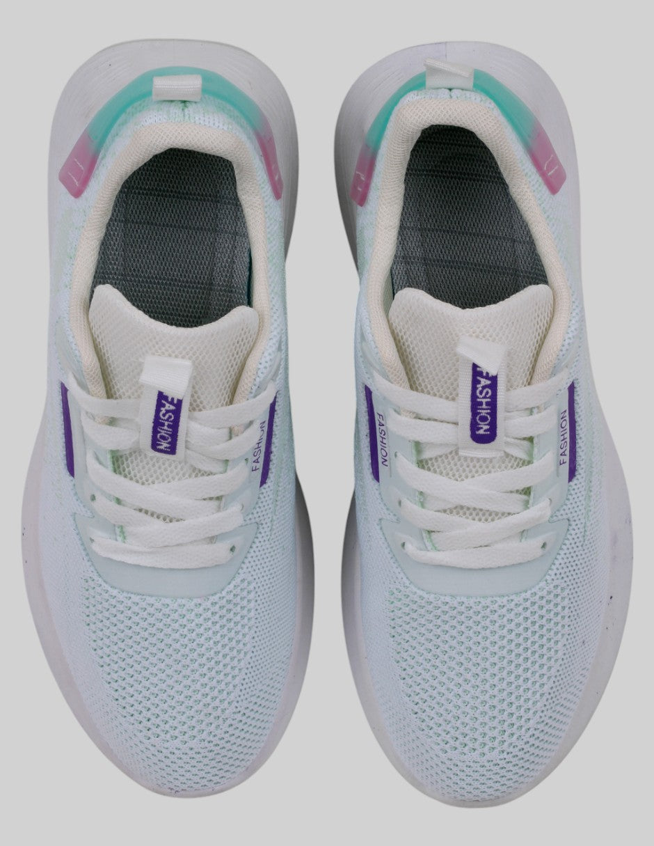 Tenis tipo deportivo   en Textil – Verde talla 24