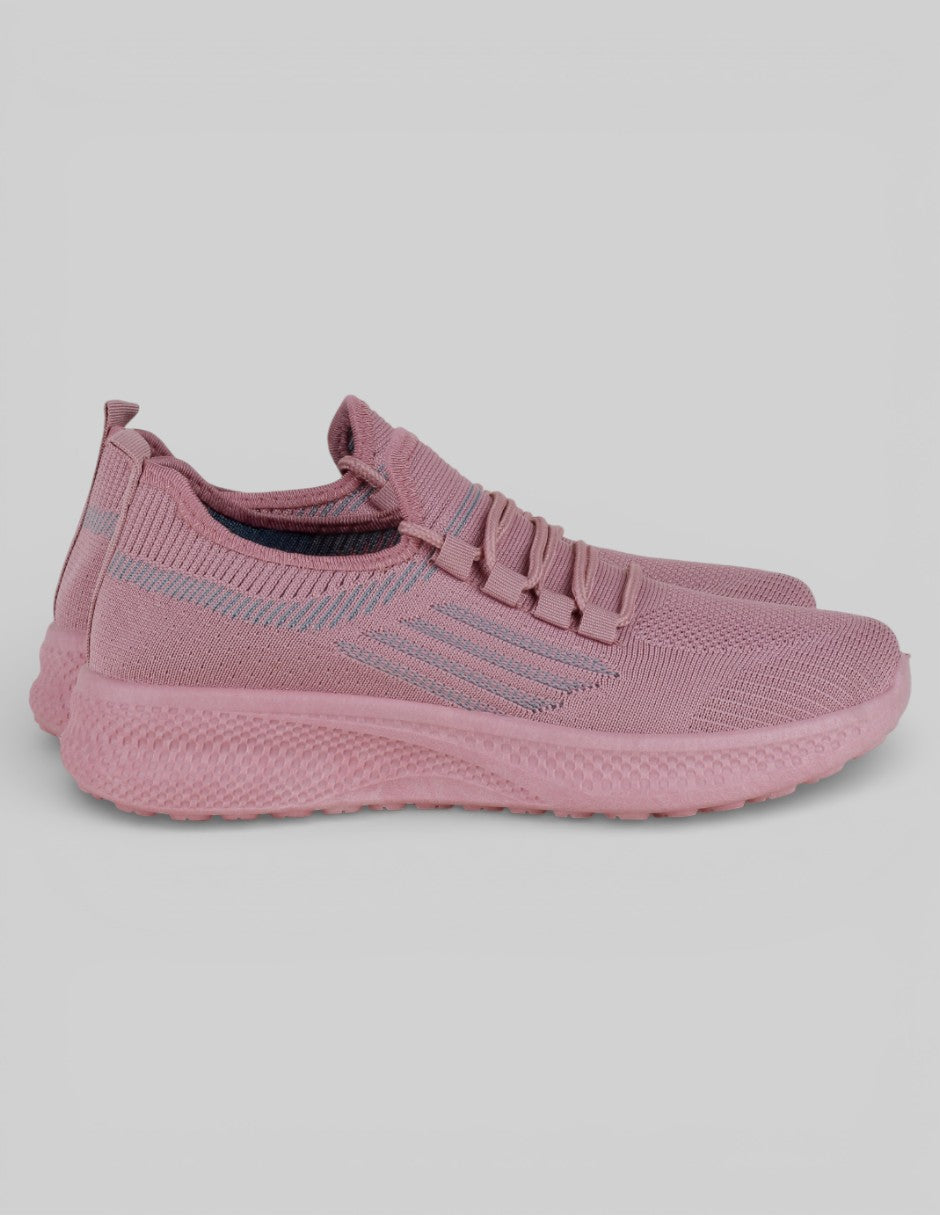 Tenis tipo deportivo   en Textil – Rosa talla 24