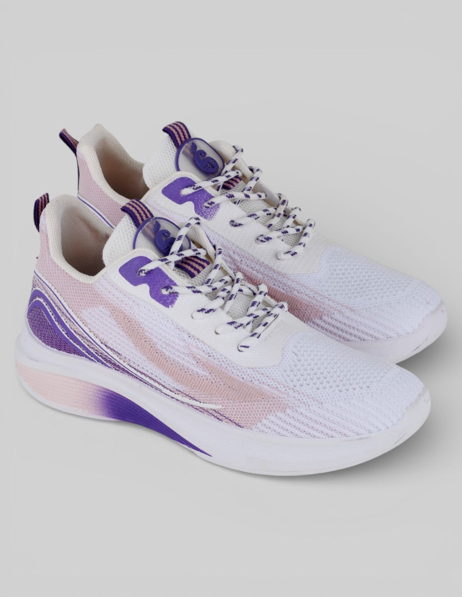 Tenis tipo deportivo Exterior Textil Color Morado Para Mujer De Lhesh
