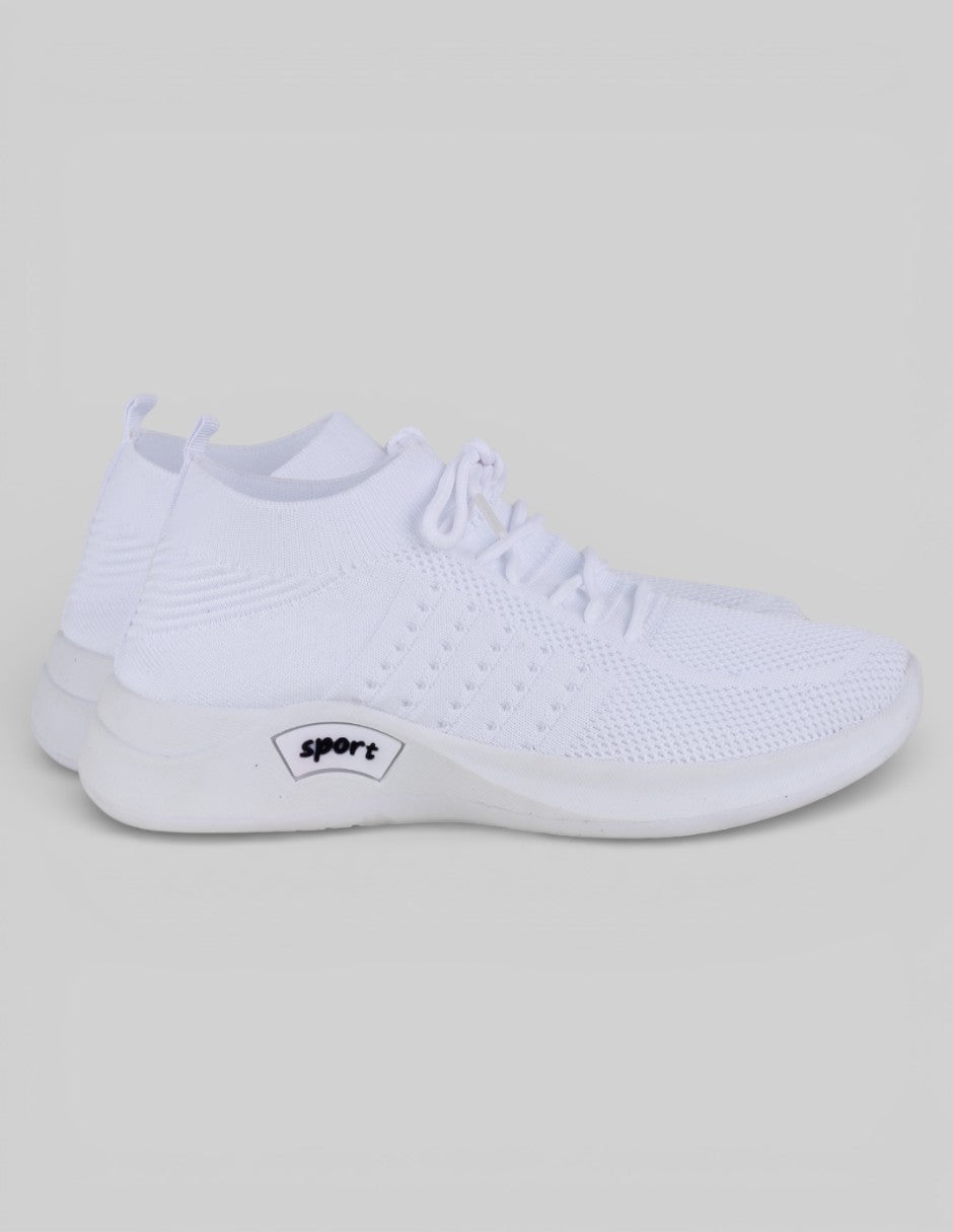 Tenis tipo deportivo   en Textil – Blanco talla 24