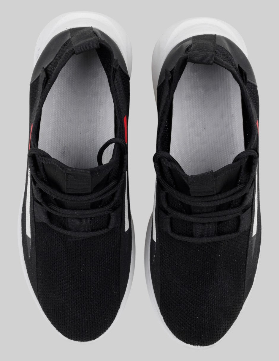 Tenis tipo deportivo   en Textil – Negro talla 27