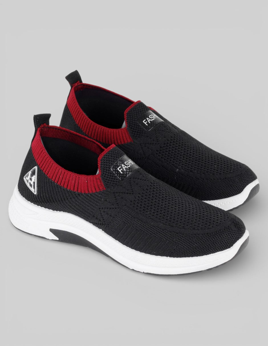 Tenis sin cordones Exterior Textil Color Negro Para Mujer De Fashion