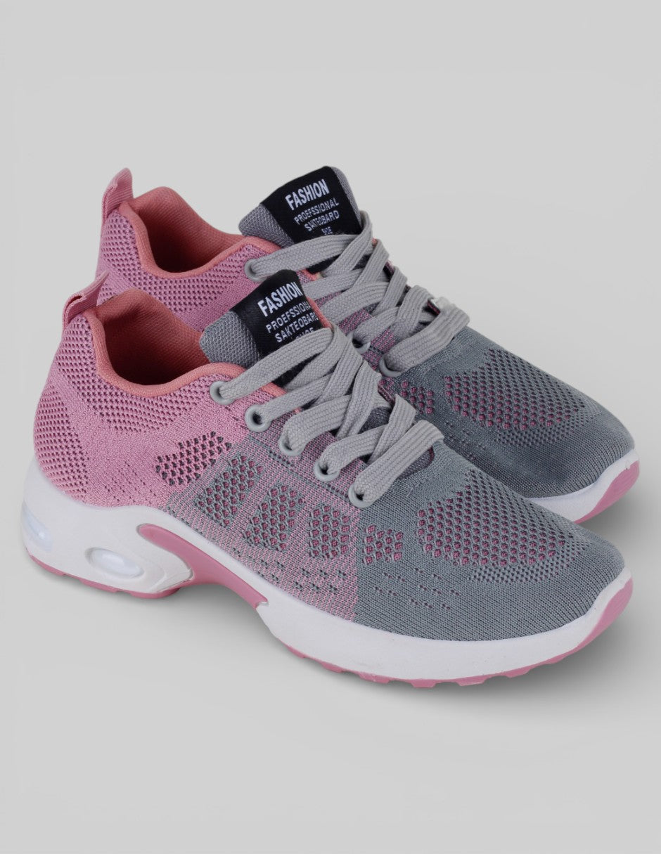 Tenis tipo deportivo Exterior Textil Color Multicolor Para Mujer De Fashion