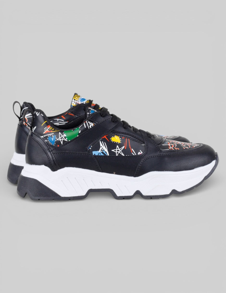 Tenis tipo deportivo   en Sintético – Negro talla 26