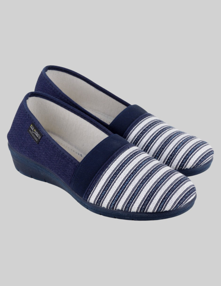 Zapatos de confort Exterior Textil Color Azul Para Mujer De RBCOLLECTION