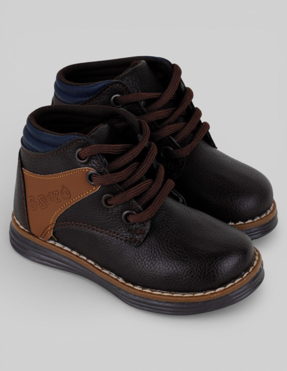 Botas casuales Exterior Sintético Color Café Para Bebés De b-zaaz