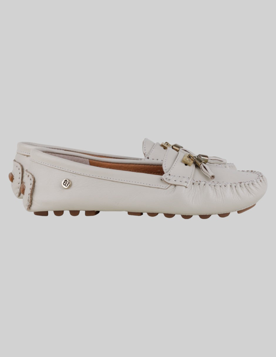 Mocasines  en Piel – Beige talla 25