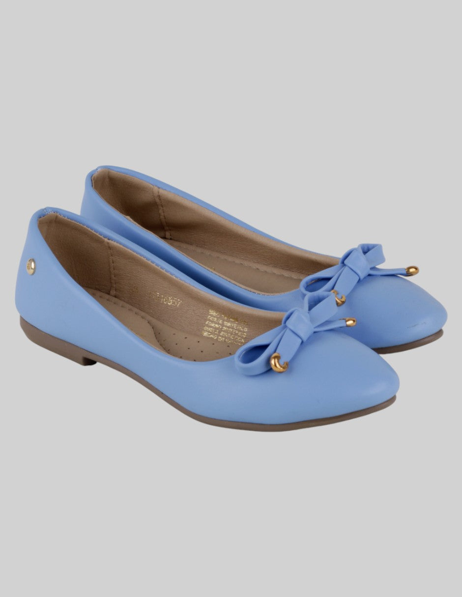 Flats clásicas Exterior Sintético Color Azul Para Mujer De Mora mora