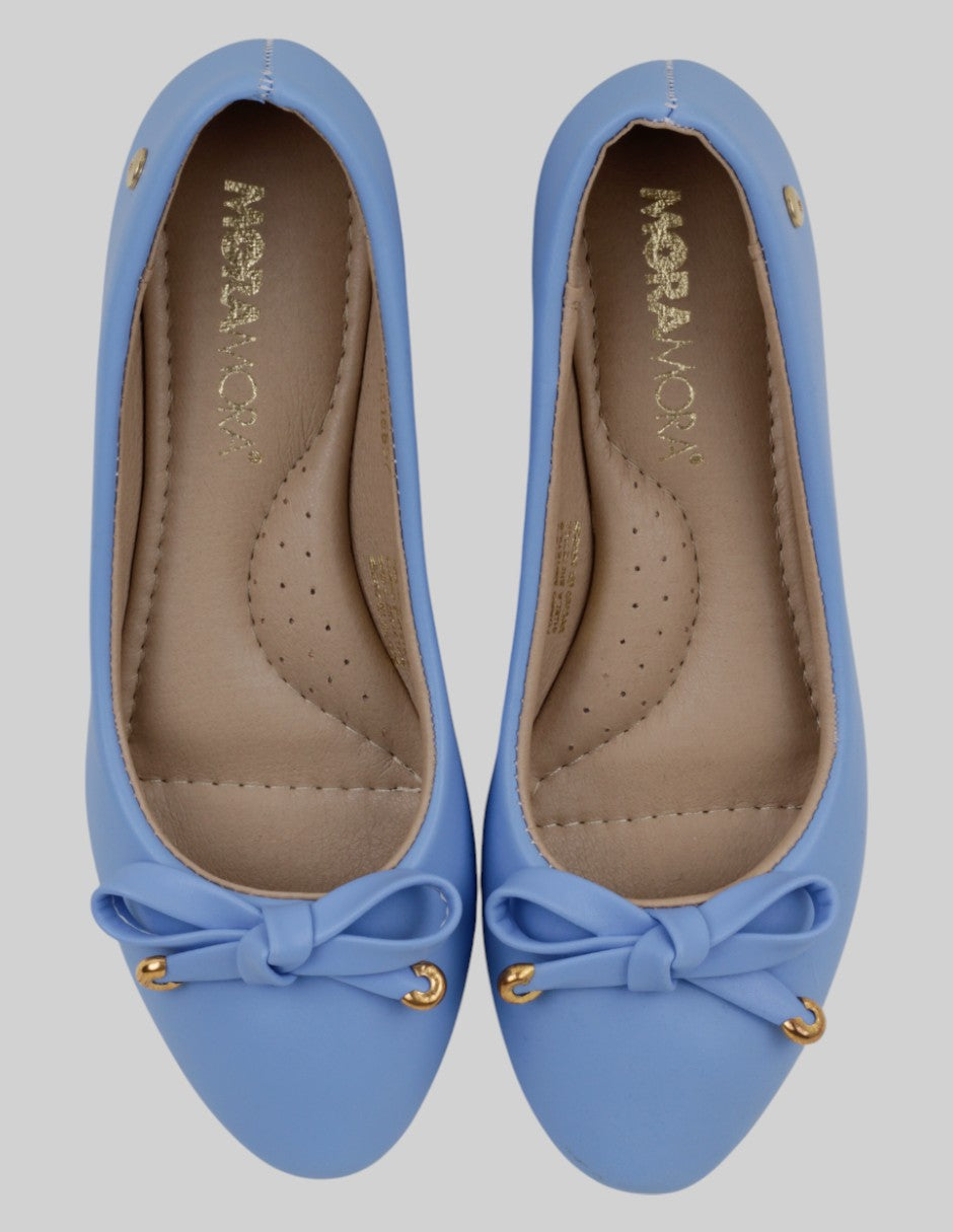 Flats clásicas  en Sintético – Azul talla 25