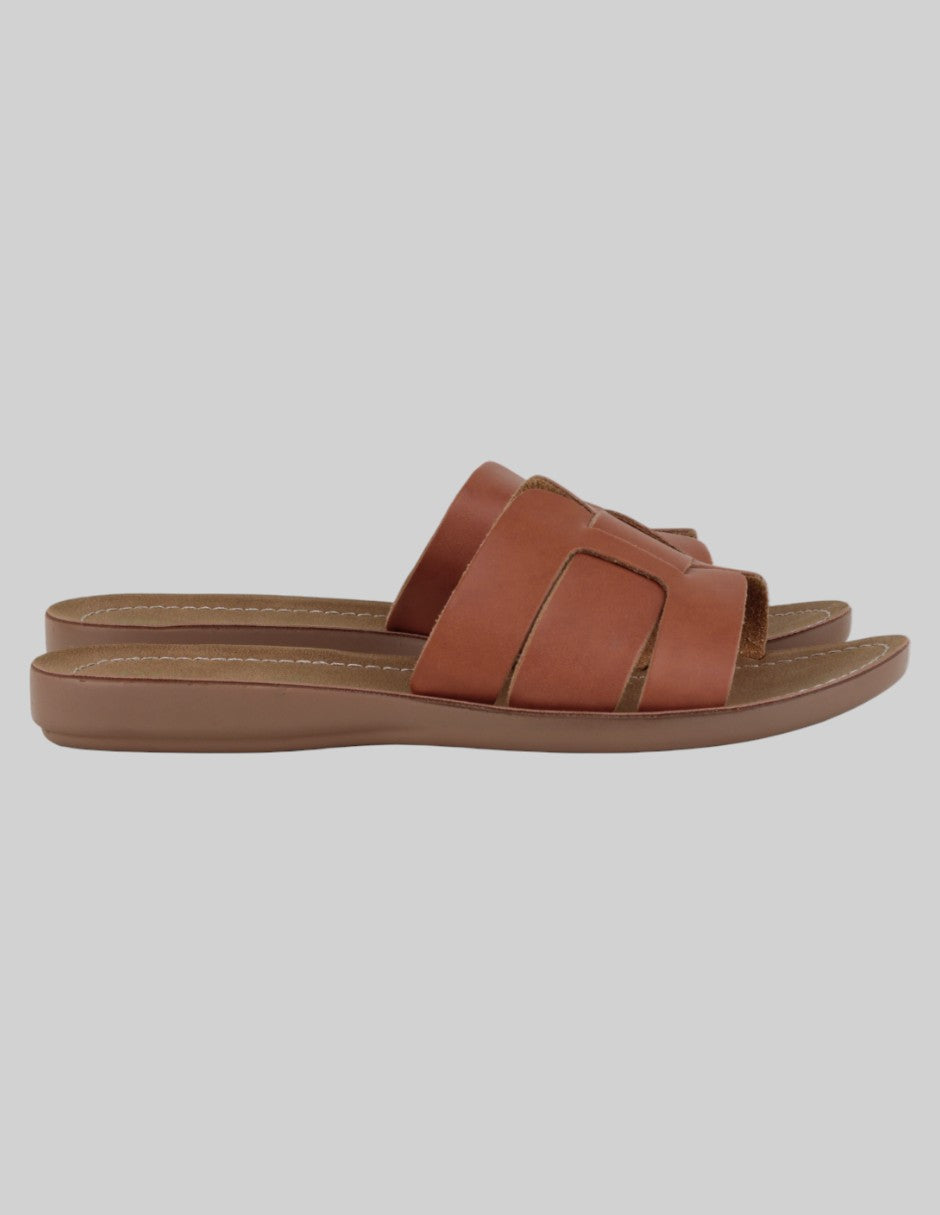 Sandalias de piso  en Sintético – Café talla 24