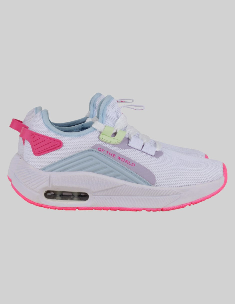 Tenis para entrenamiento   en Textil – Blanco talla 22