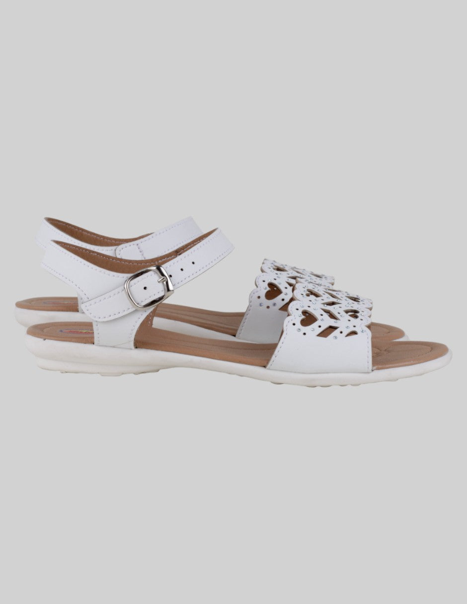 Sandalias de piso  en Sintético – Blanco talla 23