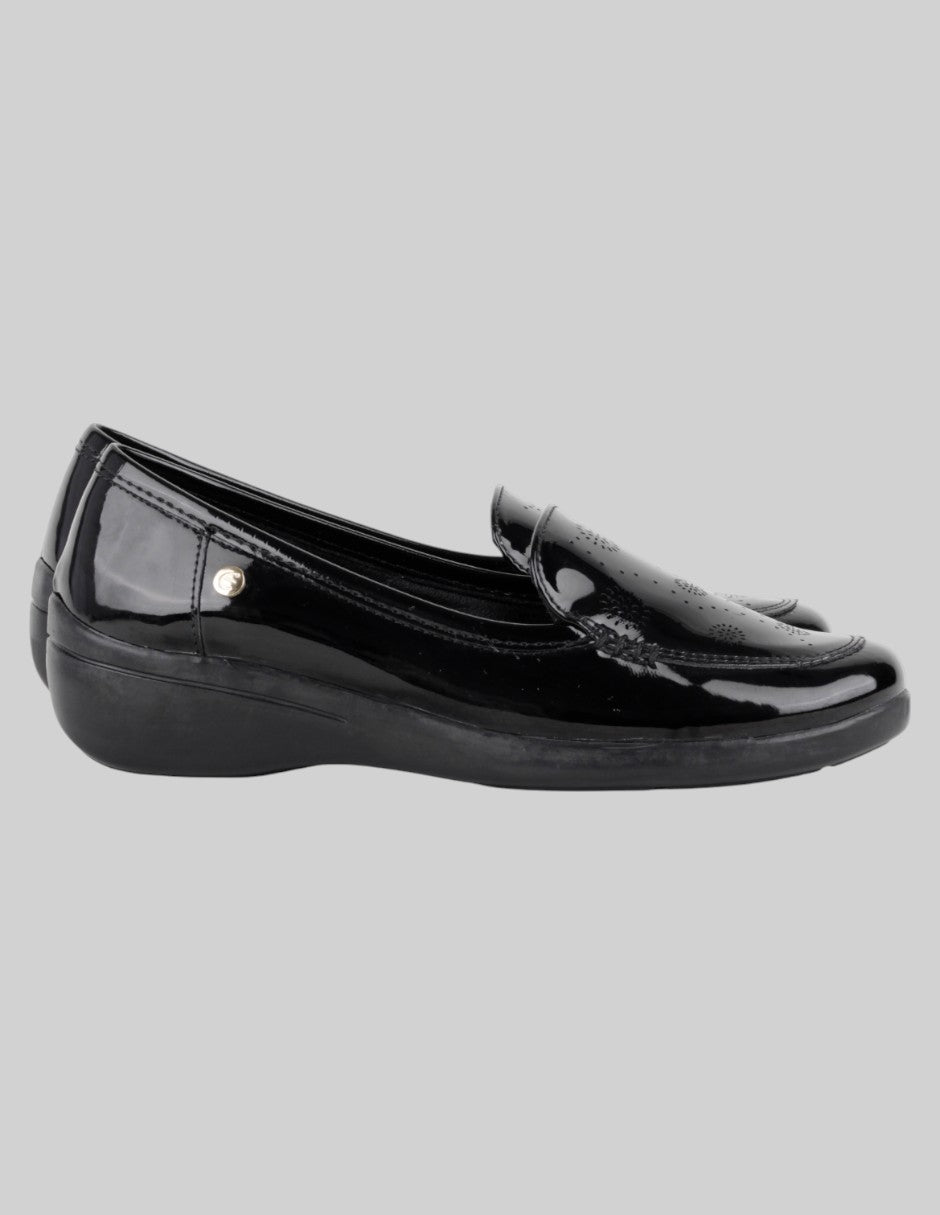 Mocasines  en Charol – Negro talla 23