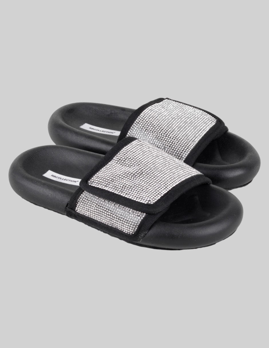 Sandalias clásicas Exterior Sintético Color Negro Para Mujer De rbcollection