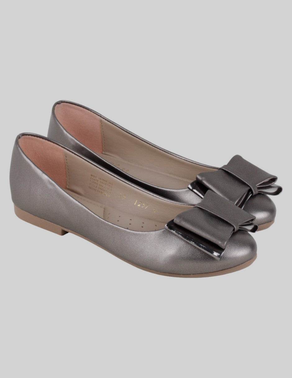 Flats clásicas Exterior Sintético Color Dorado Para Mujer De Been Class