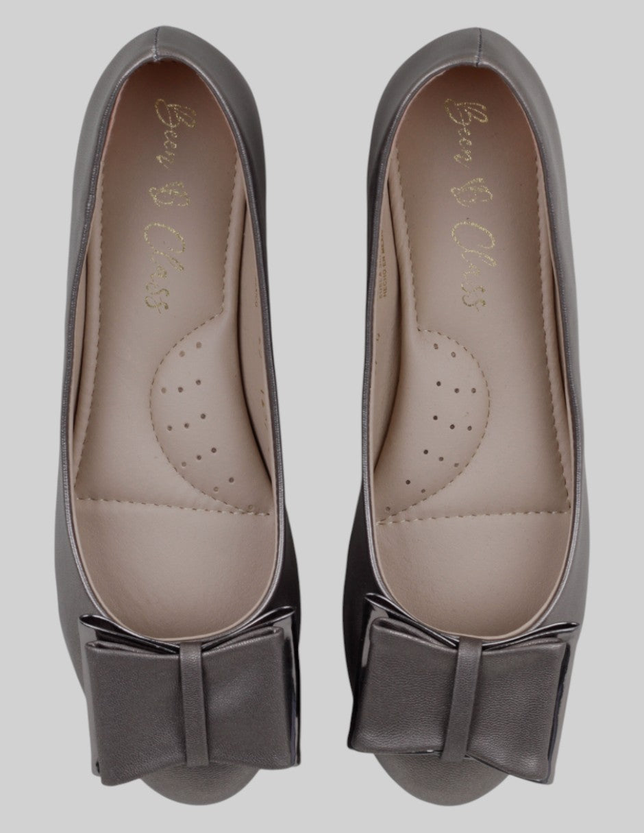 Flats clásicas  en Sintético – Dorado talla 24