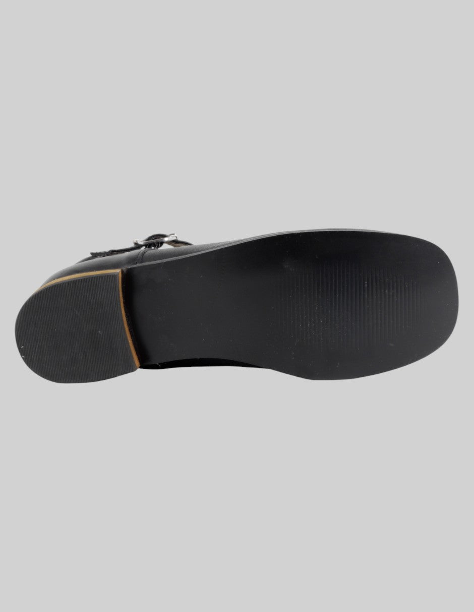 Mary jane  en Piel – Negro talla 24