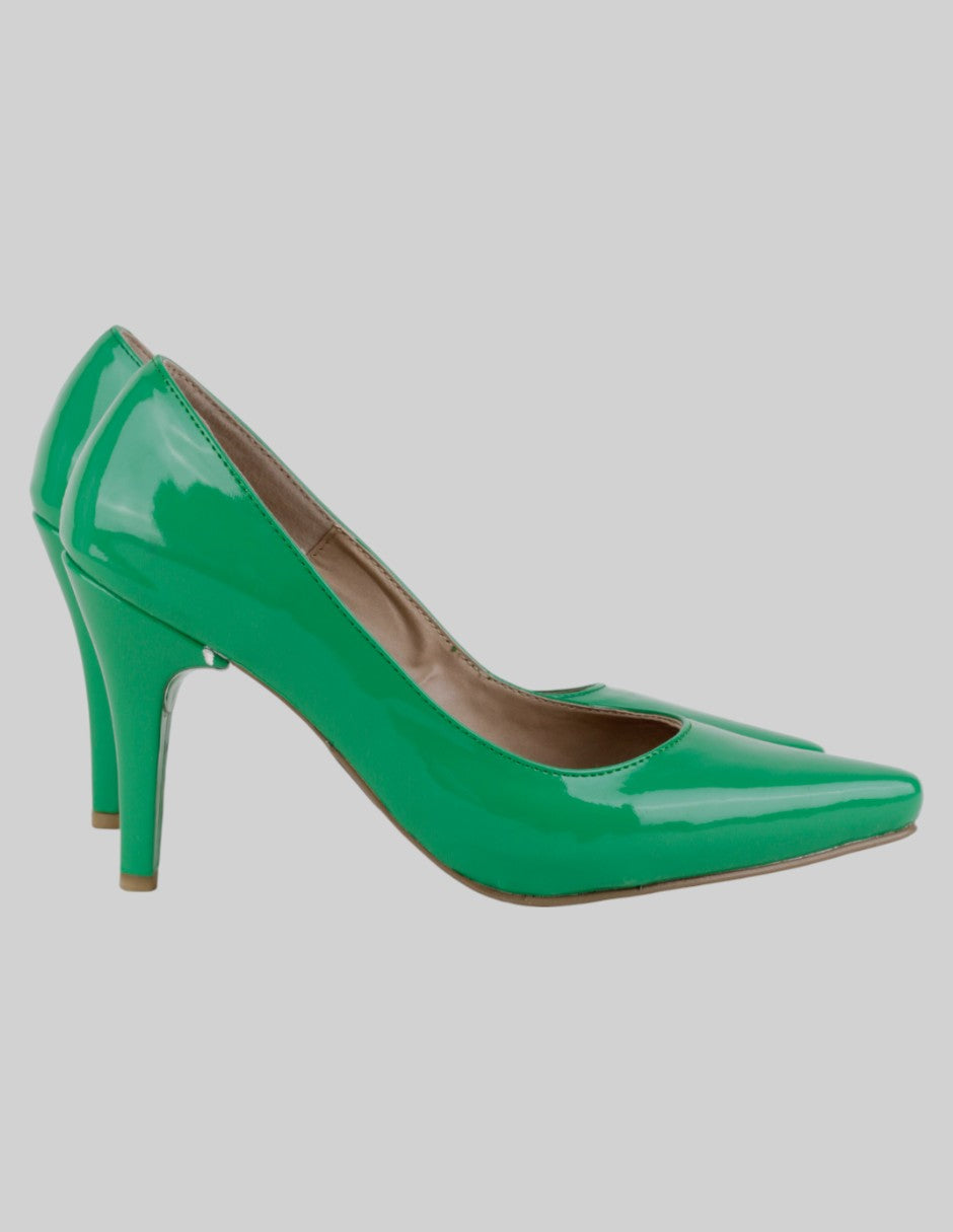 Zapatillas  en Charol – Verde talla 25