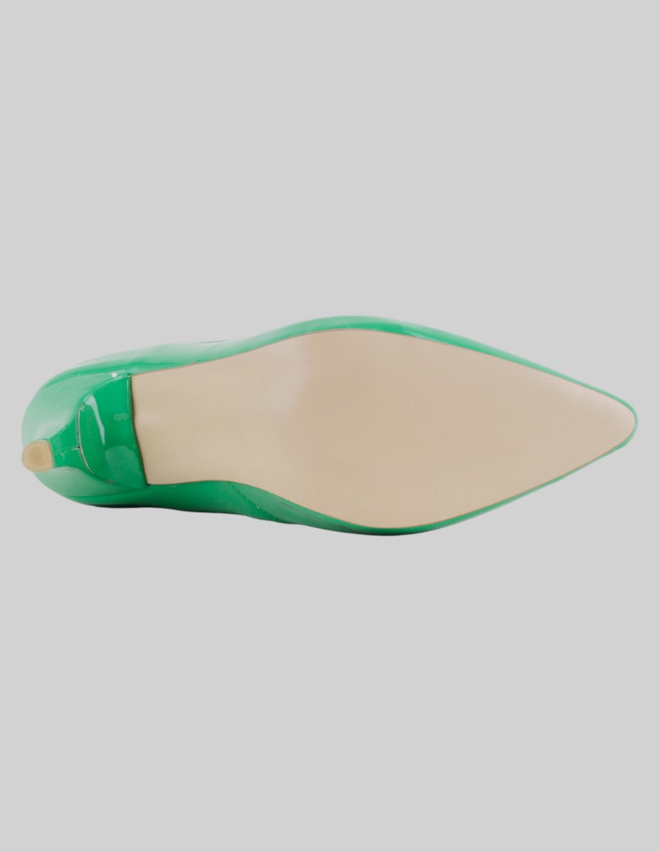 Zapatillas  en Charol – Verde talla 25