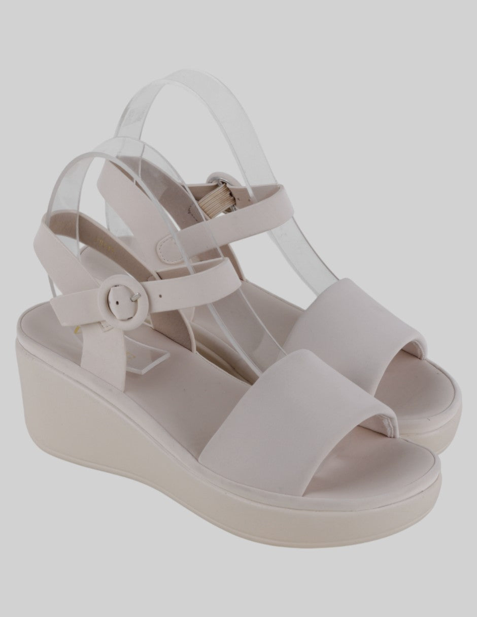 Sandalias con plataforma Exterior Sintético Color Blanco Para Mujer De vosse
