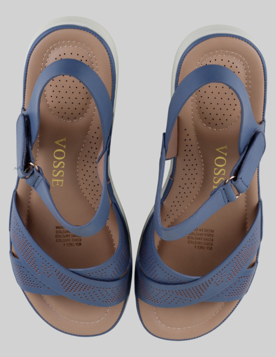 Sandalias con plataforma  en Sintético – Azul talla 24