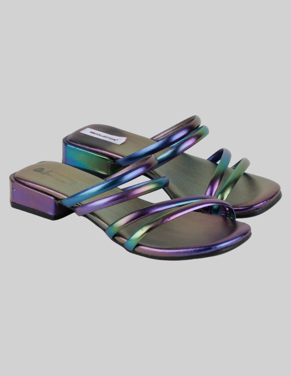 Sandalias de piso Exterior Sintético Color Multicolor Para Mujer De hand mada & confort