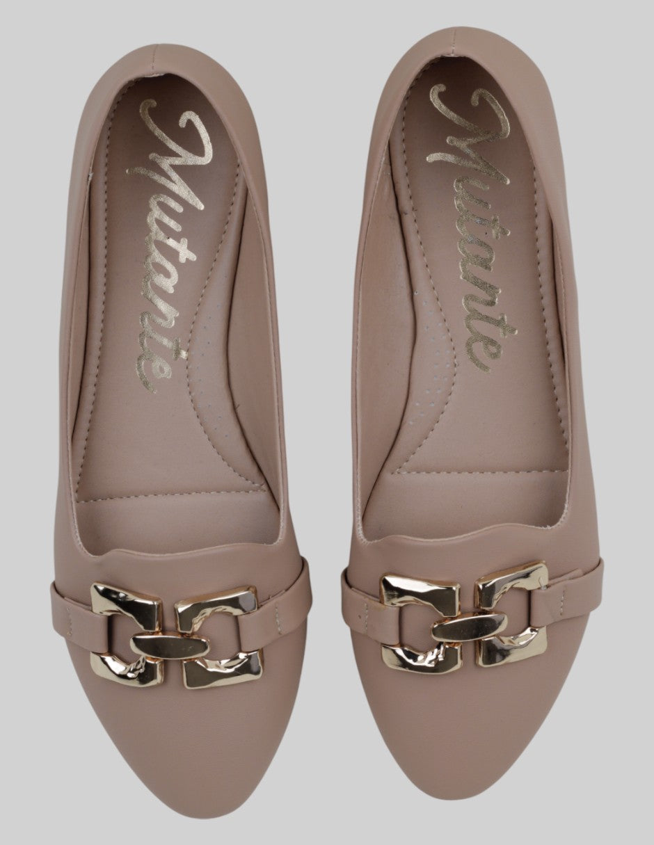 Flats clásicas  en Sintético – Beige talla 23