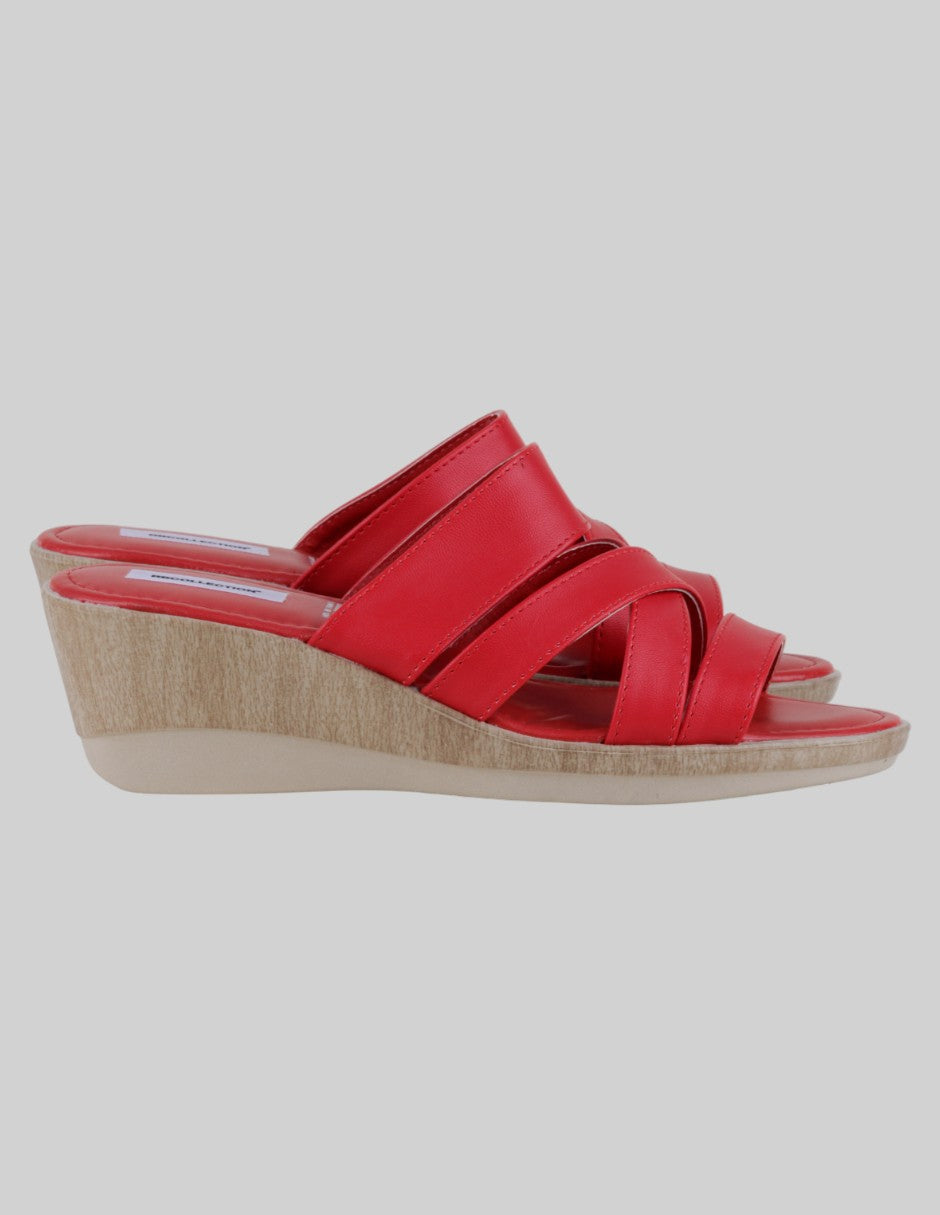 Sandalias con plataforma  en Sintético – Rojo talla 26