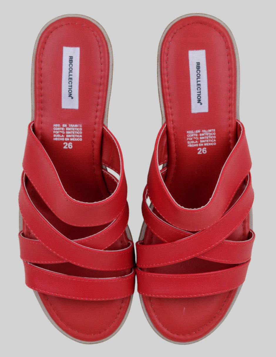 Sandalias con plataforma  en Sintético – Rojo talla 26
