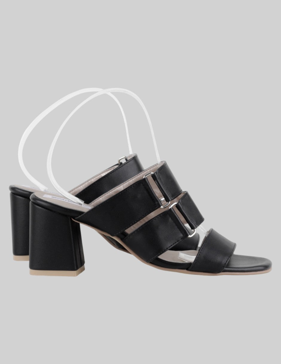 Sandalia con tacón  en Sintético – Negro talla 26