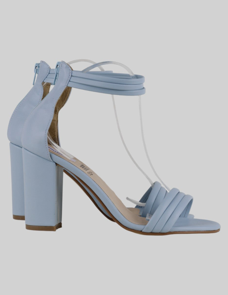 Sandalia con tacón  en Sintético – Azul talla 26