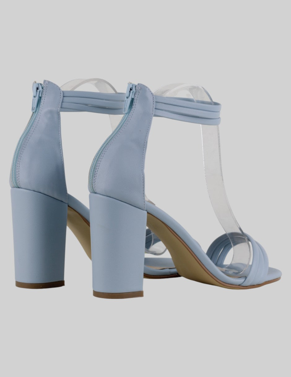 Sandalia con tacón  en Sintético – Azul talla 26