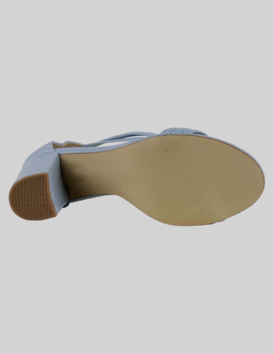 Sandalia con tacón  en Sintético – Azul talla 26