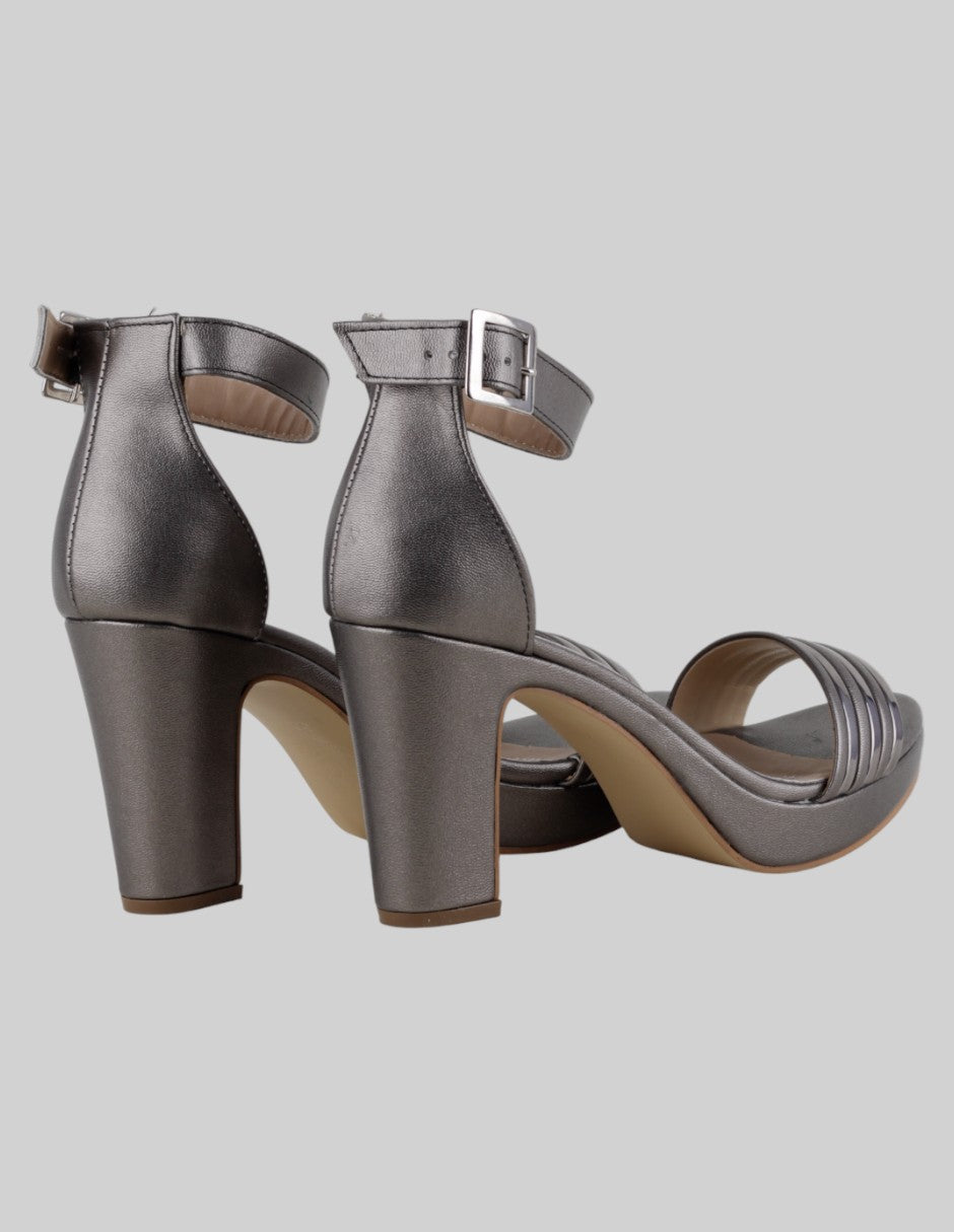 Sandalia con tacón  en Sintético – Dorado talla 25
