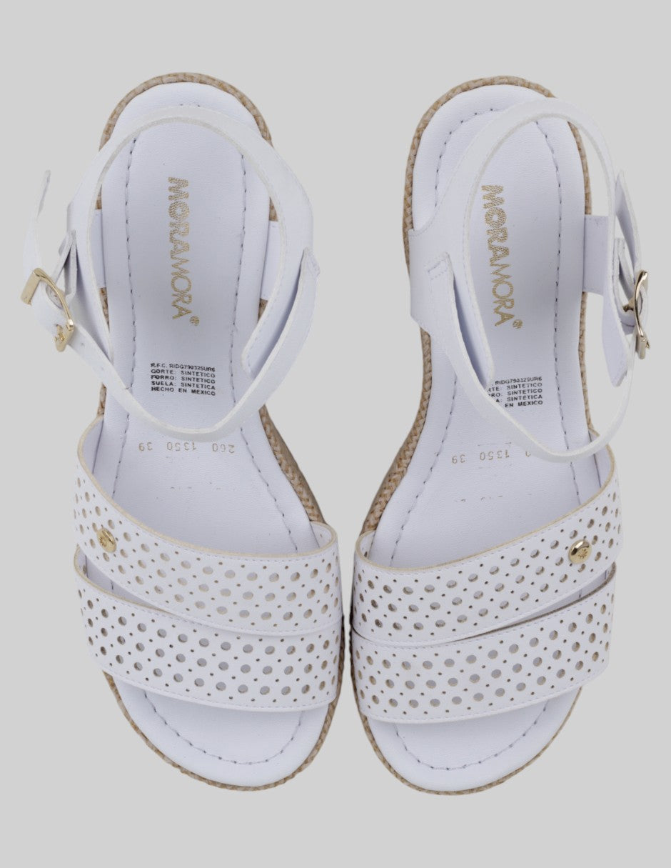 Sandalias con plataforma  en Sintético – Blanco talla 26