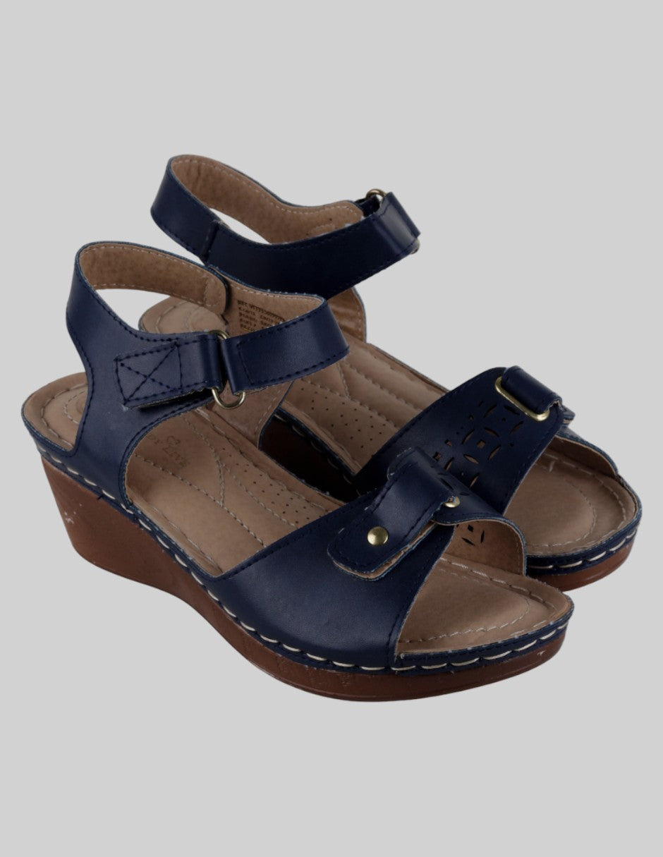 Sandalias con plataforma Exterior Sintético Color Azul Para Mujer De kandy live