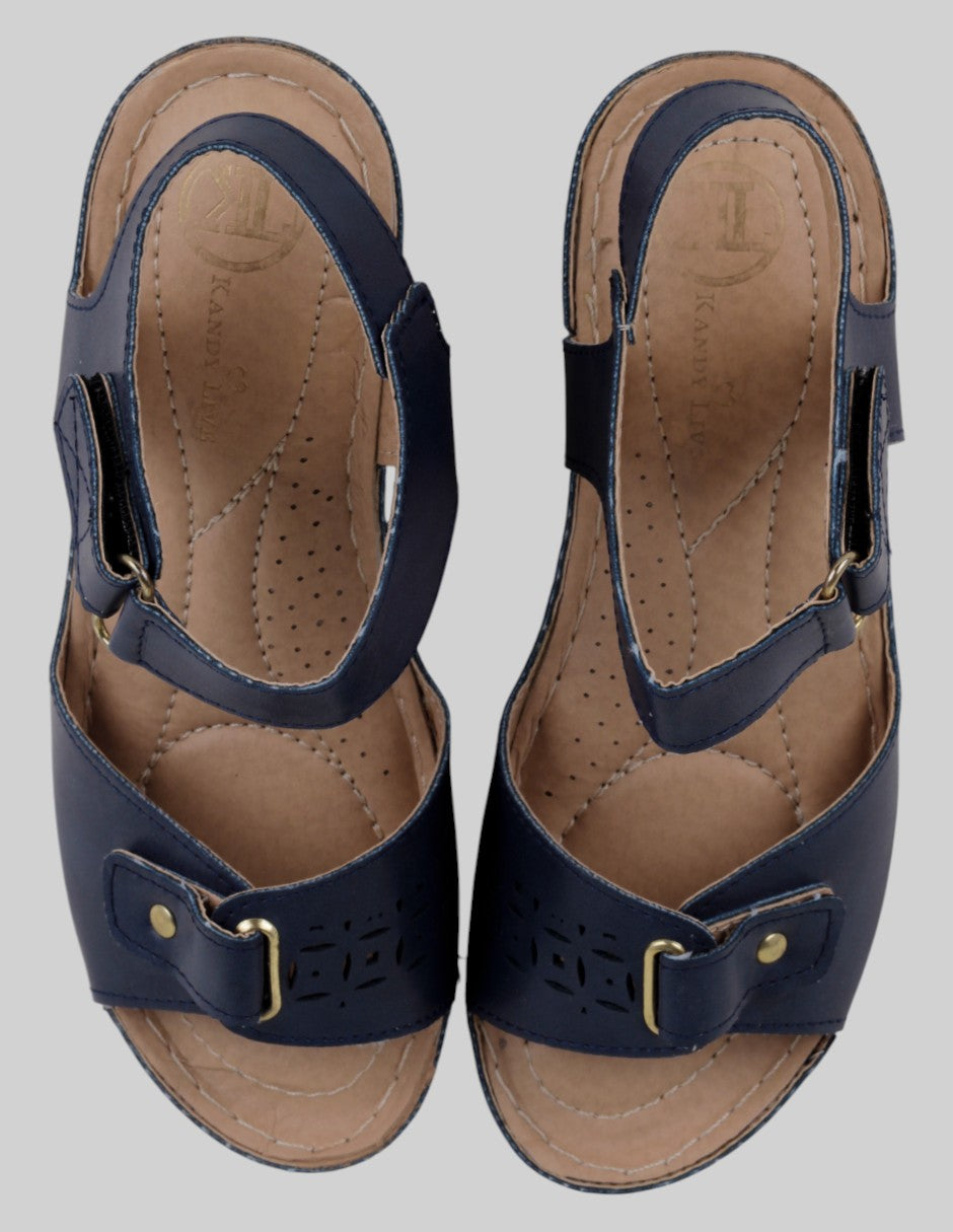 Sandalias con plataforma  en Sintético – Azul talla 23
