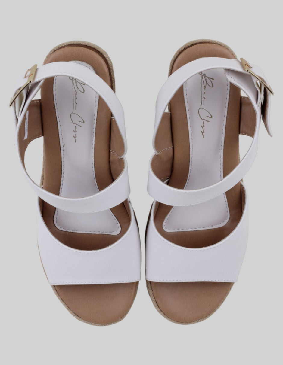 Sandalias con plataforma  en Sintético – Blanco talla 26