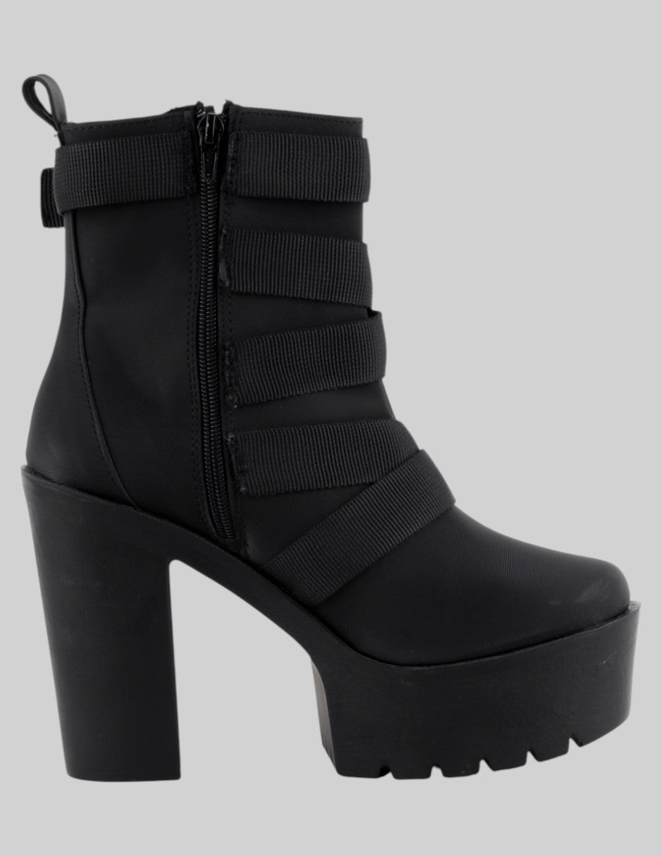 Botín con tacón  en Sintético – Negro talla 25
