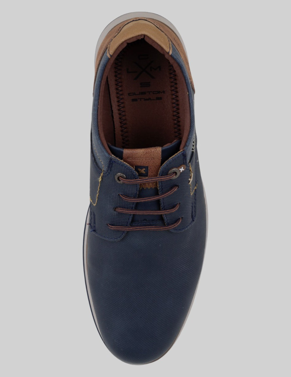 Zapatos de confort  en Piel vegana – Azul talla 27