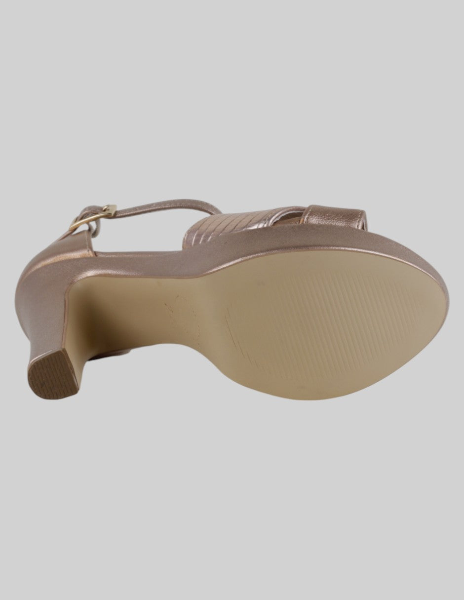 Sandalia con tacón  en Sintético – Dorado talla 22