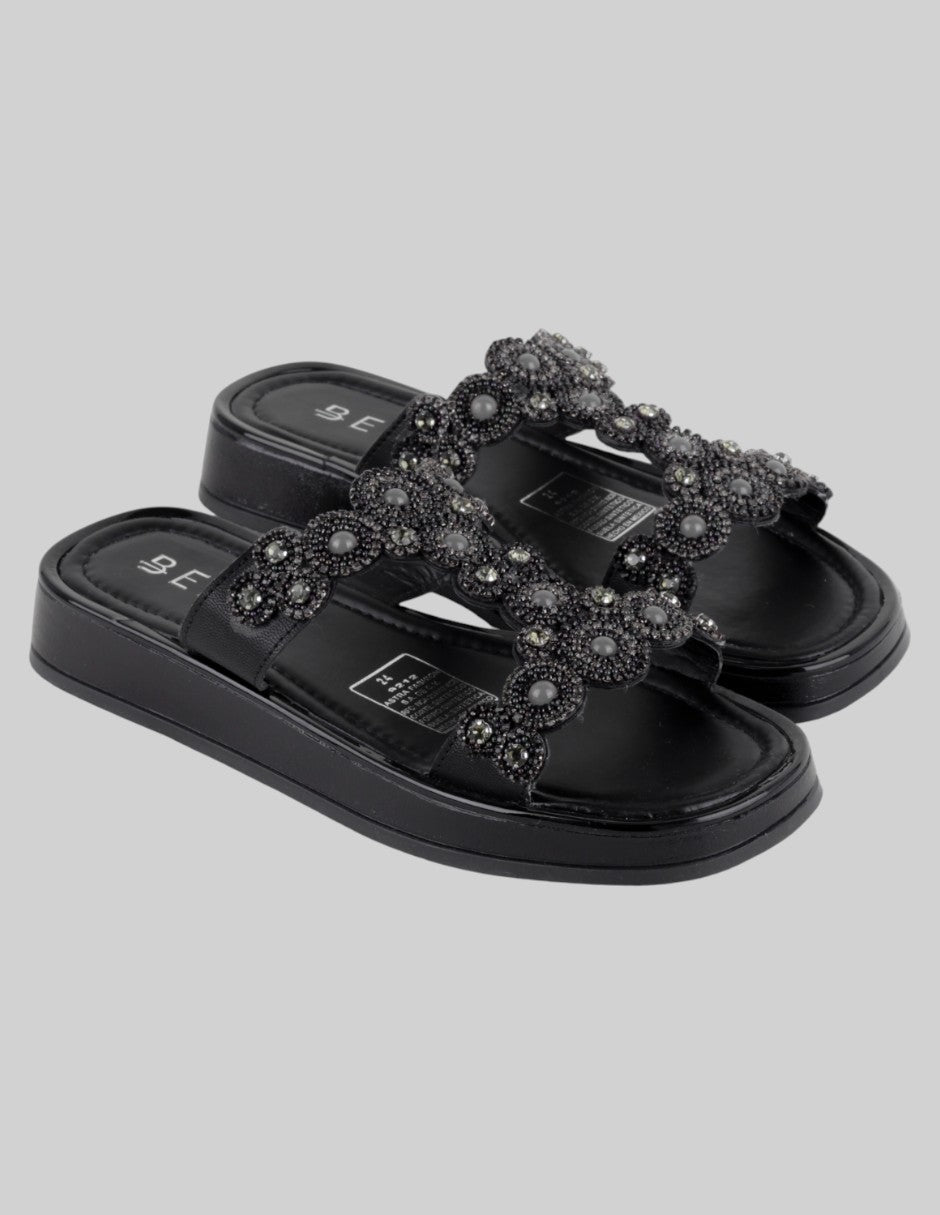 Sandalias con plataforma Exterior Sintético Color Negro Para Mujer De BELUA