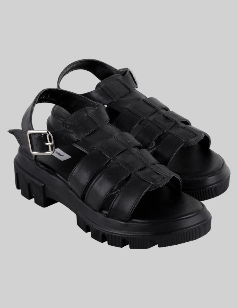 Sandalias con plataforma Exterior Sintético Color Negro Para Mujer De RBCOLLECTION