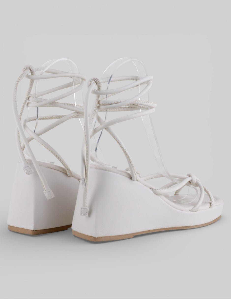 Sandalias con plataforma  en Sintético – Blanco talla 24