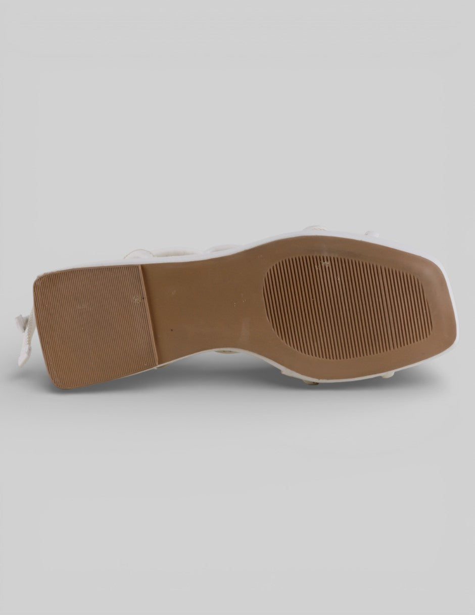 Sandalias con plataforma  en Sintético – Blanco talla 24