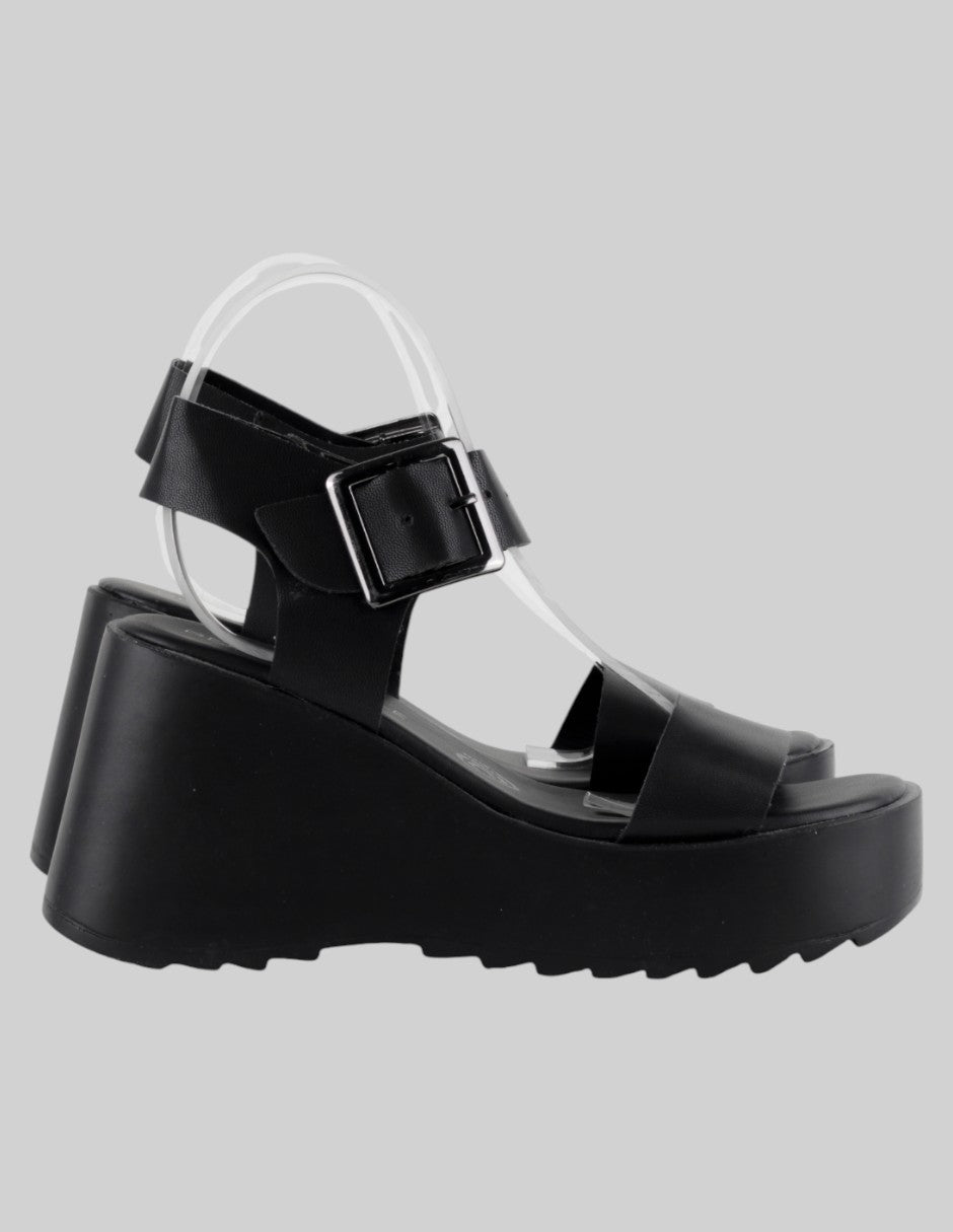 Sandalias con plataforma  en Sintético – Negro talla 24