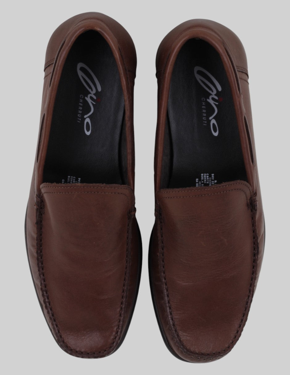 Mocasines  en Piel – Café talla 27
