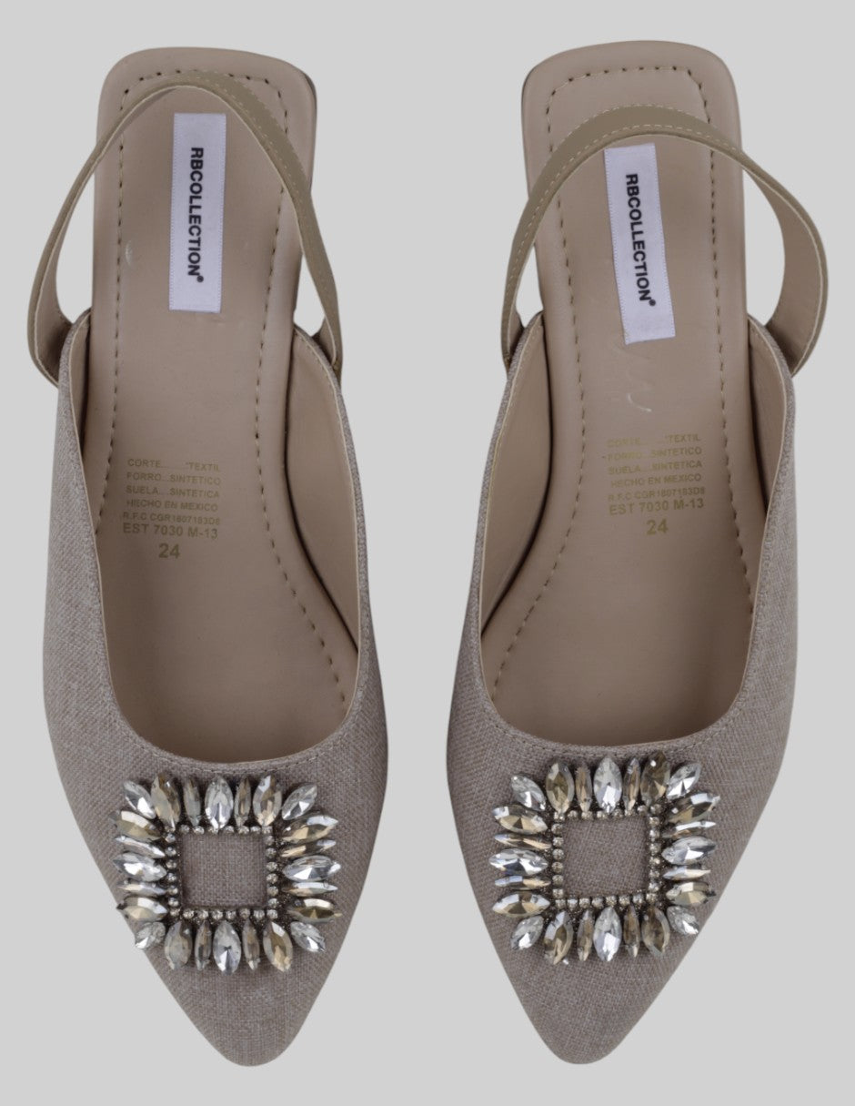 Loafers  en Textil – Beige talla 24