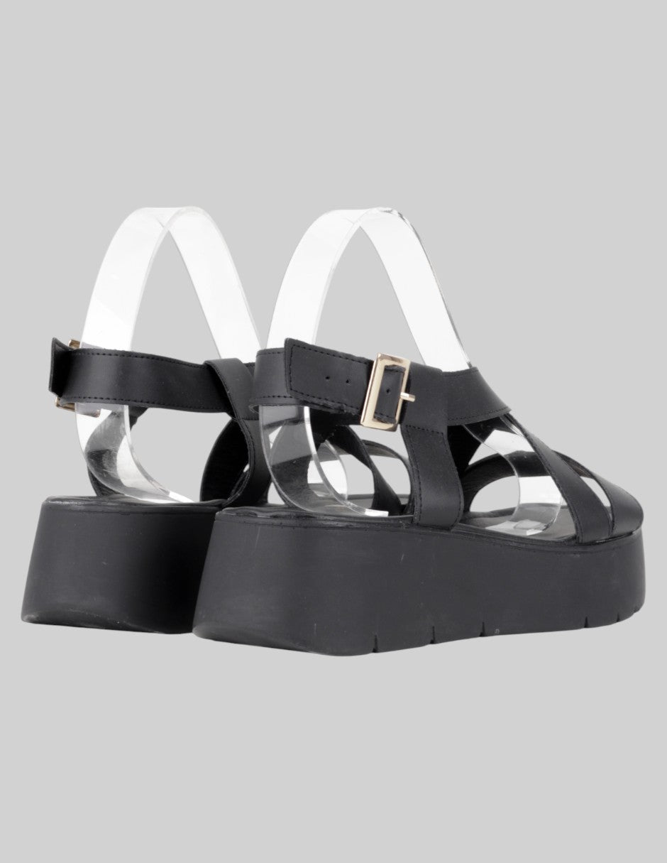Sandalias con plataforma  en Sintético – Negro talla 23/26