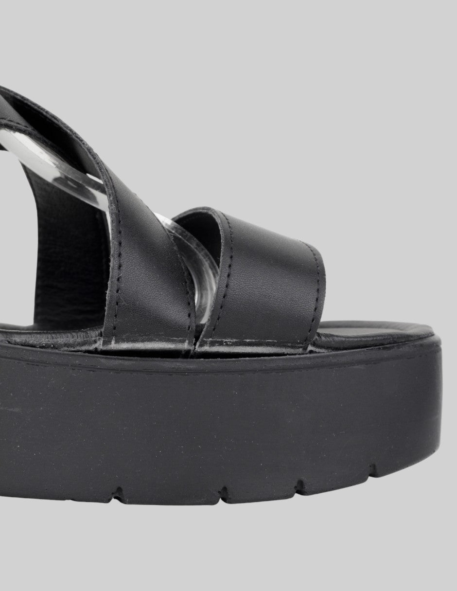 Sandalias con plataforma  en Sintético – Negro talla 23/26